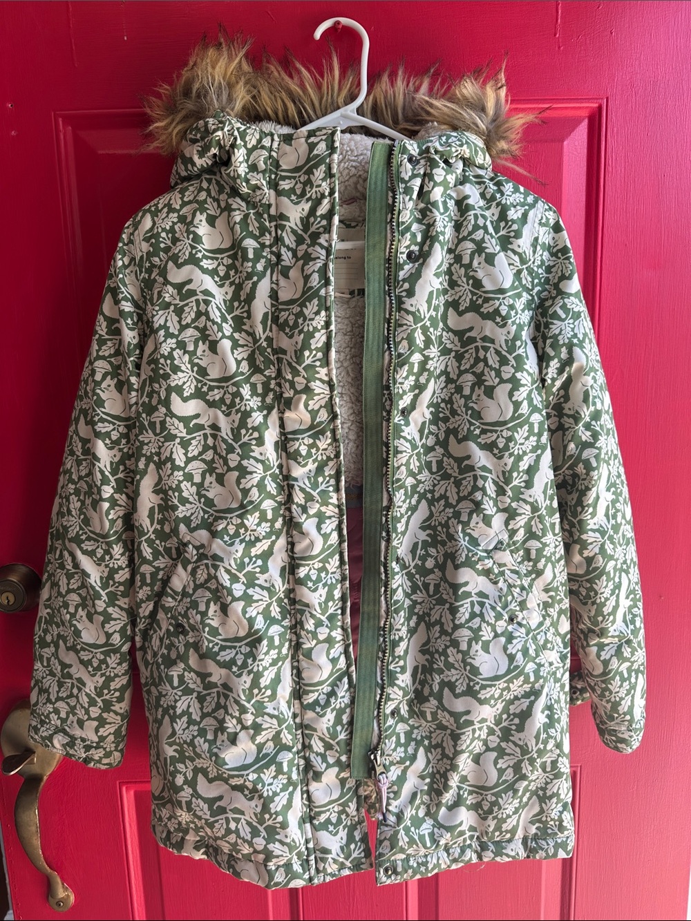 Mini Boden Girls Parka Coat